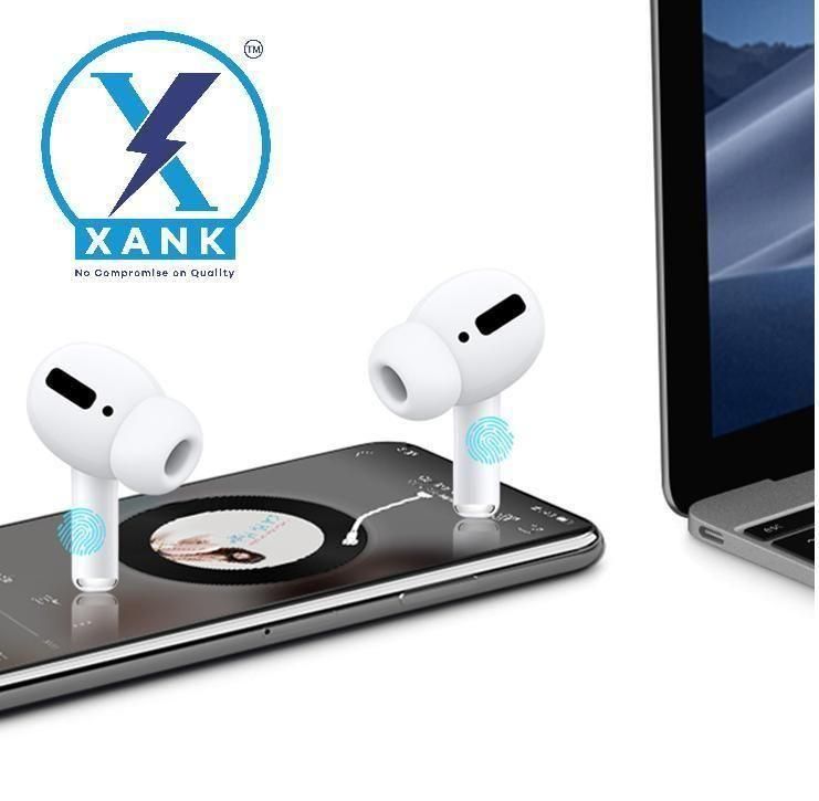 Airpods Pro with Wireless Charging Case with Sensor Enabled Bluetooth Headset (White, True Wireless)
