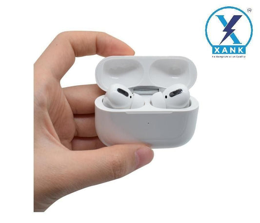 Airpods Pro with Wireless Charging Case with Sensor Enabled Bluetooth Headset (White, True Wireless)